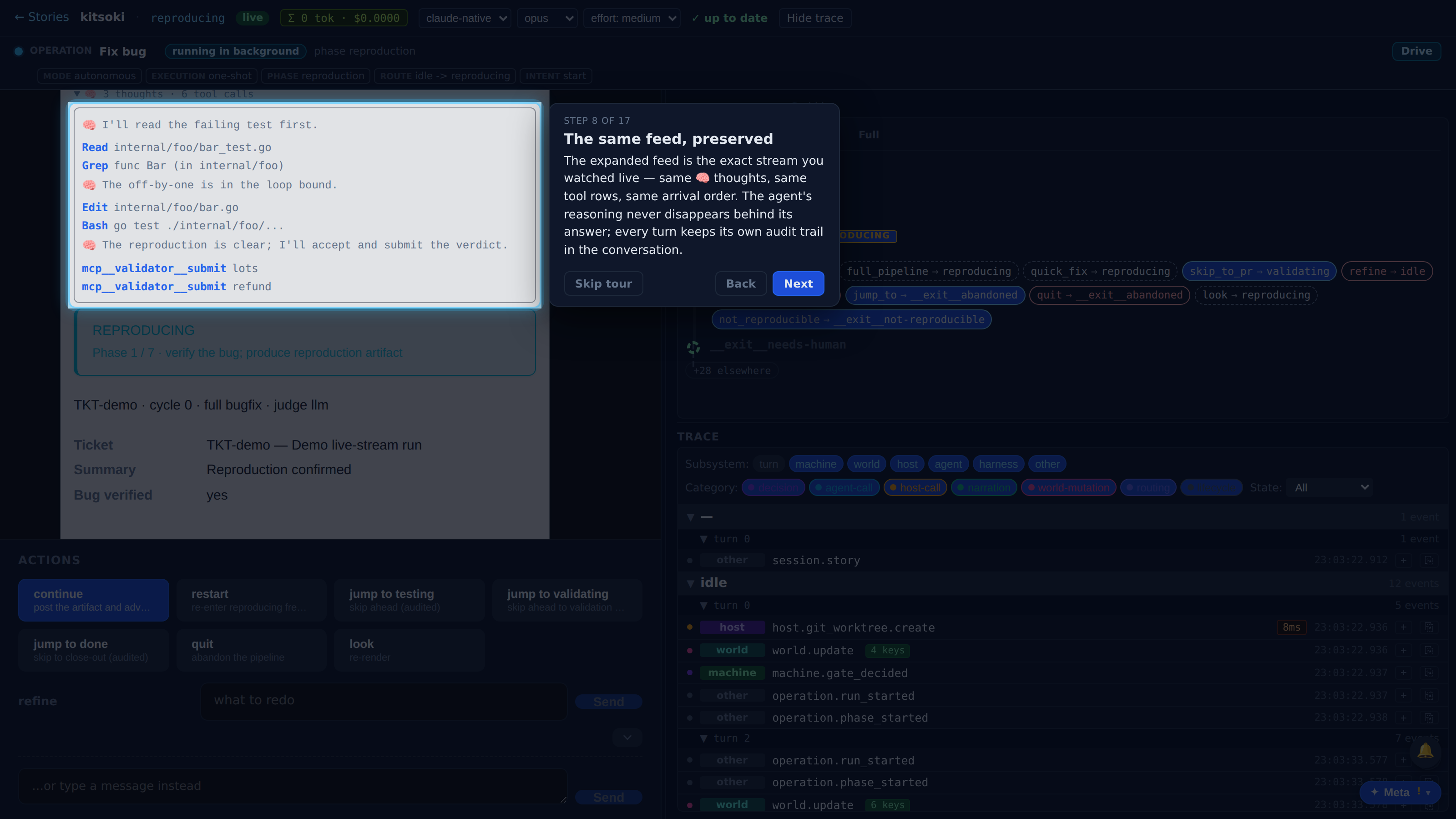 The same feed, preserved — screenshot