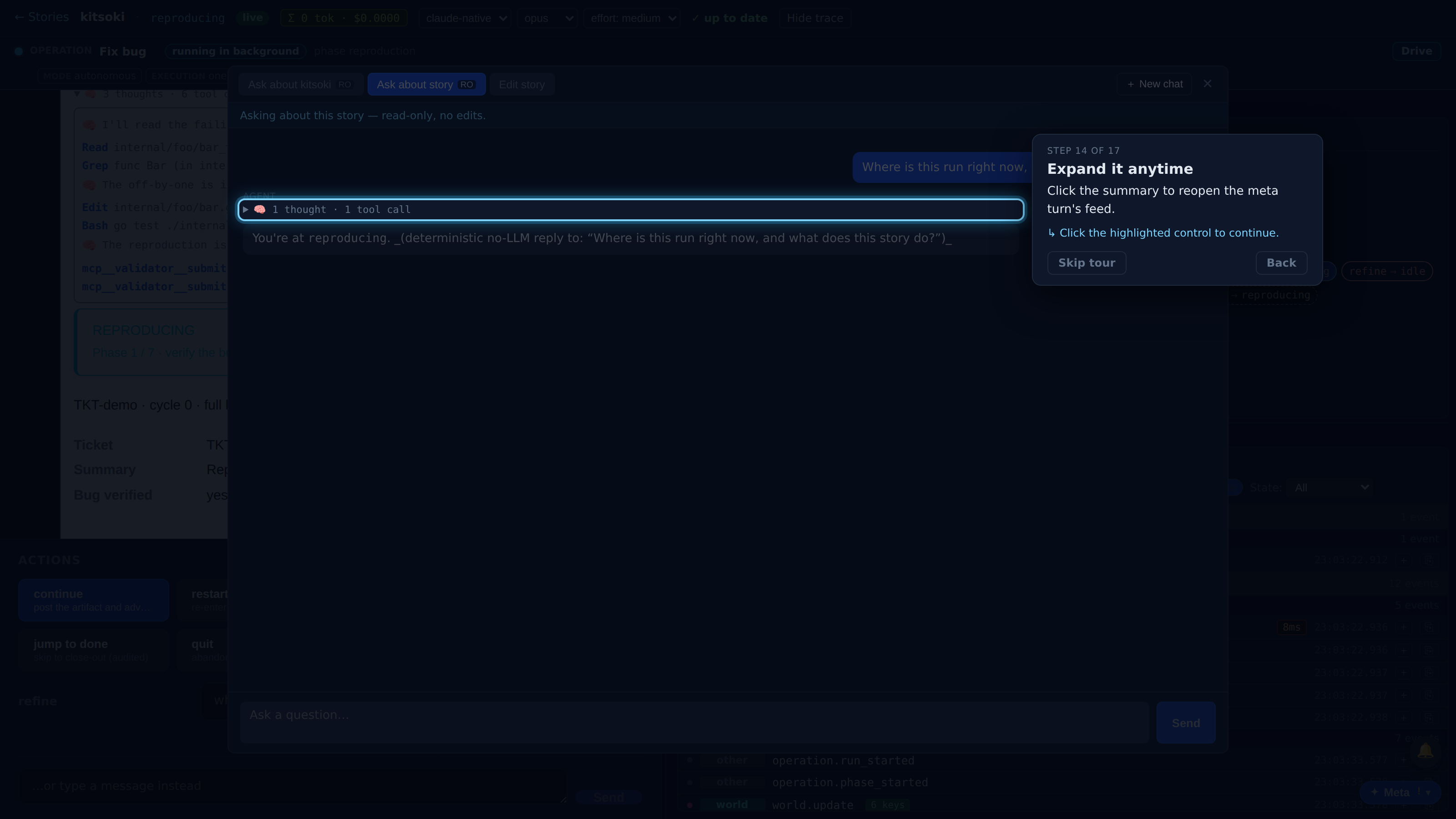 Expand it anytime — screenshot