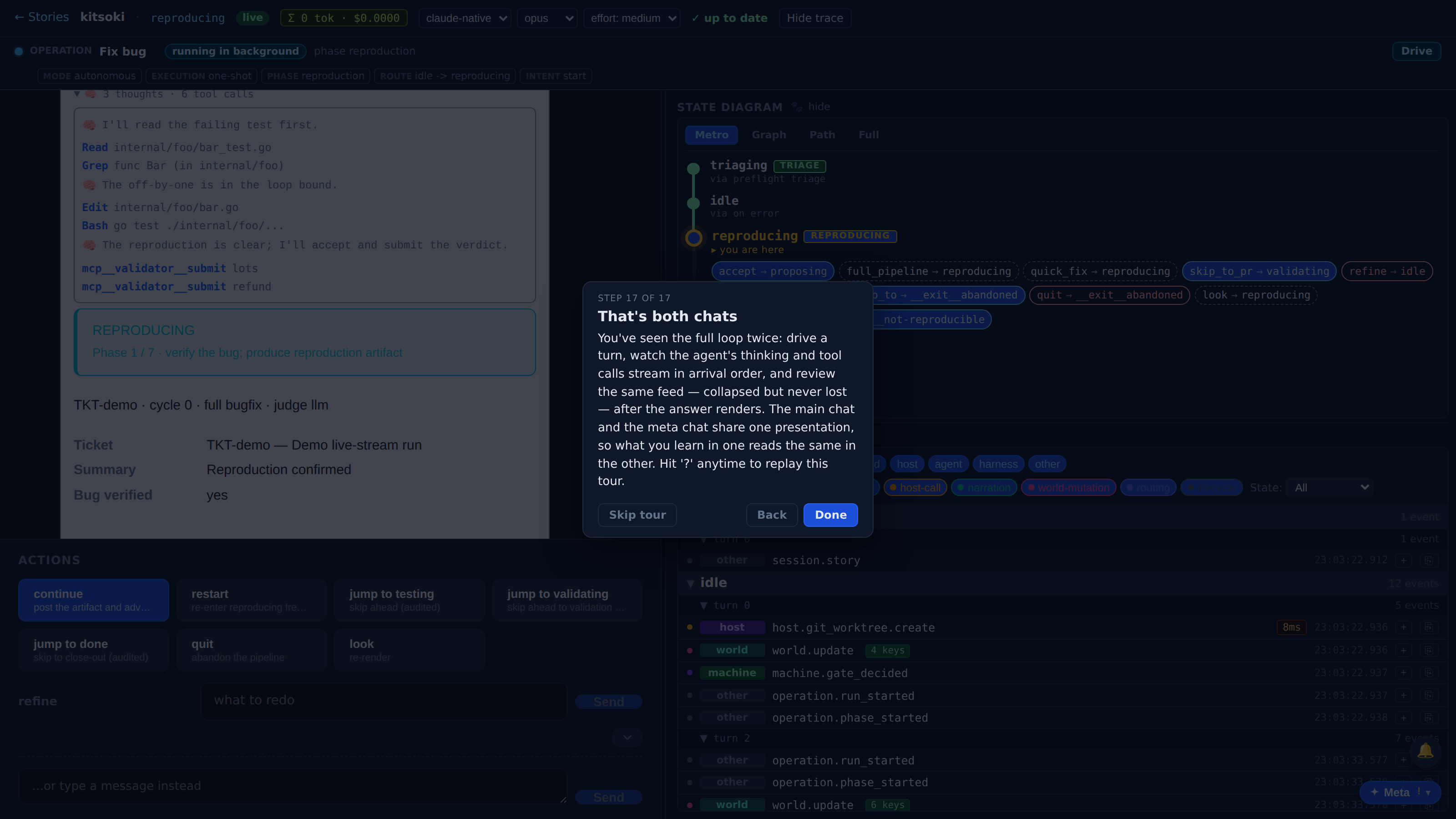 That's both chats — screenshot