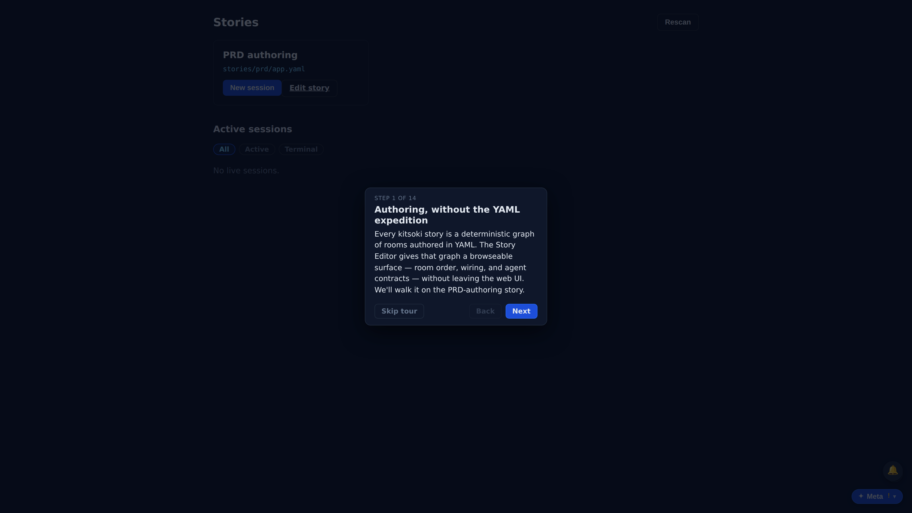 Authoring, without the YAML expedition — screenshot